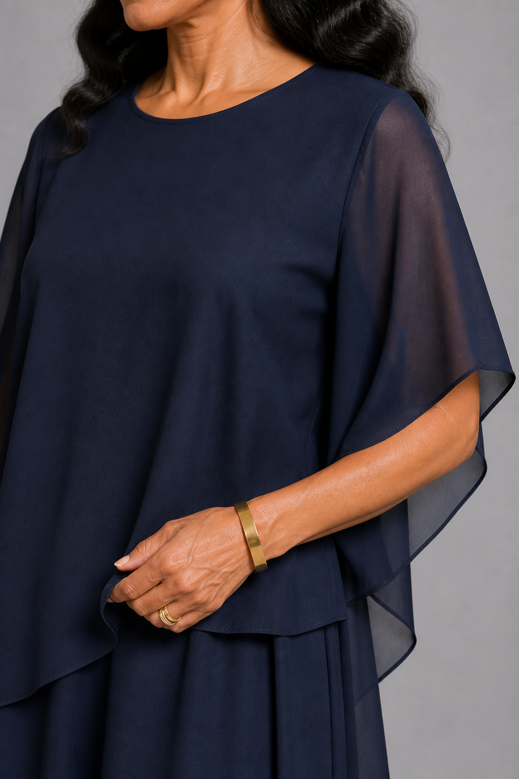 Gerda | Zweiteiler mit Chiffonlage