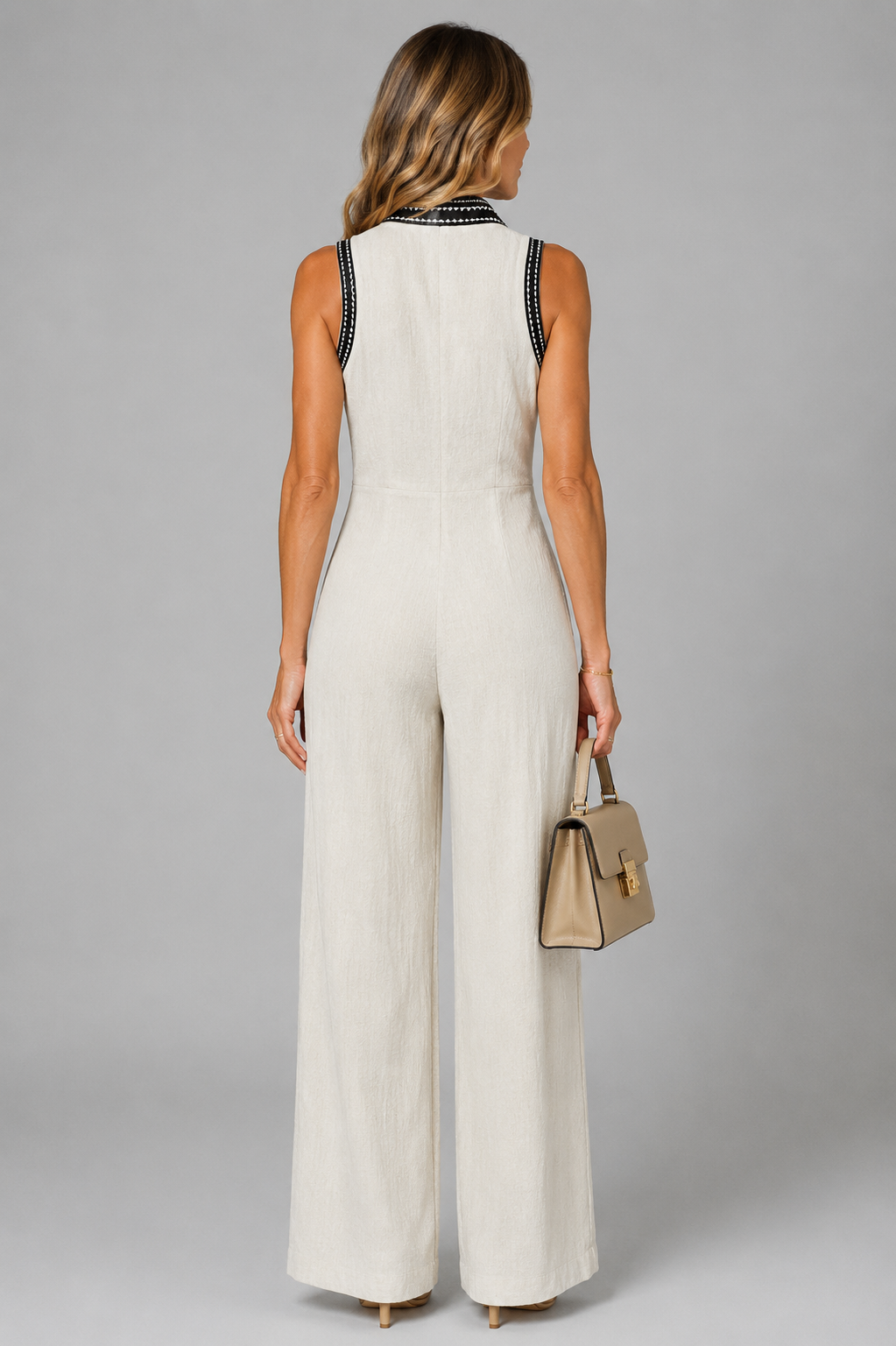 Silke | Jumpsuit mit Stickerei