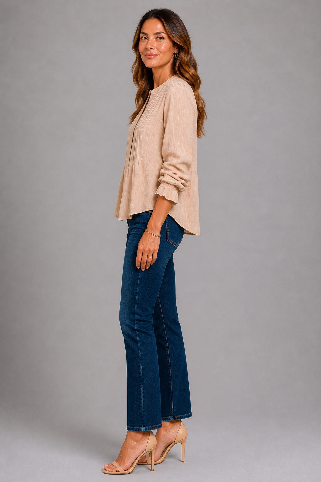 Selma | Bluse mit Biesen