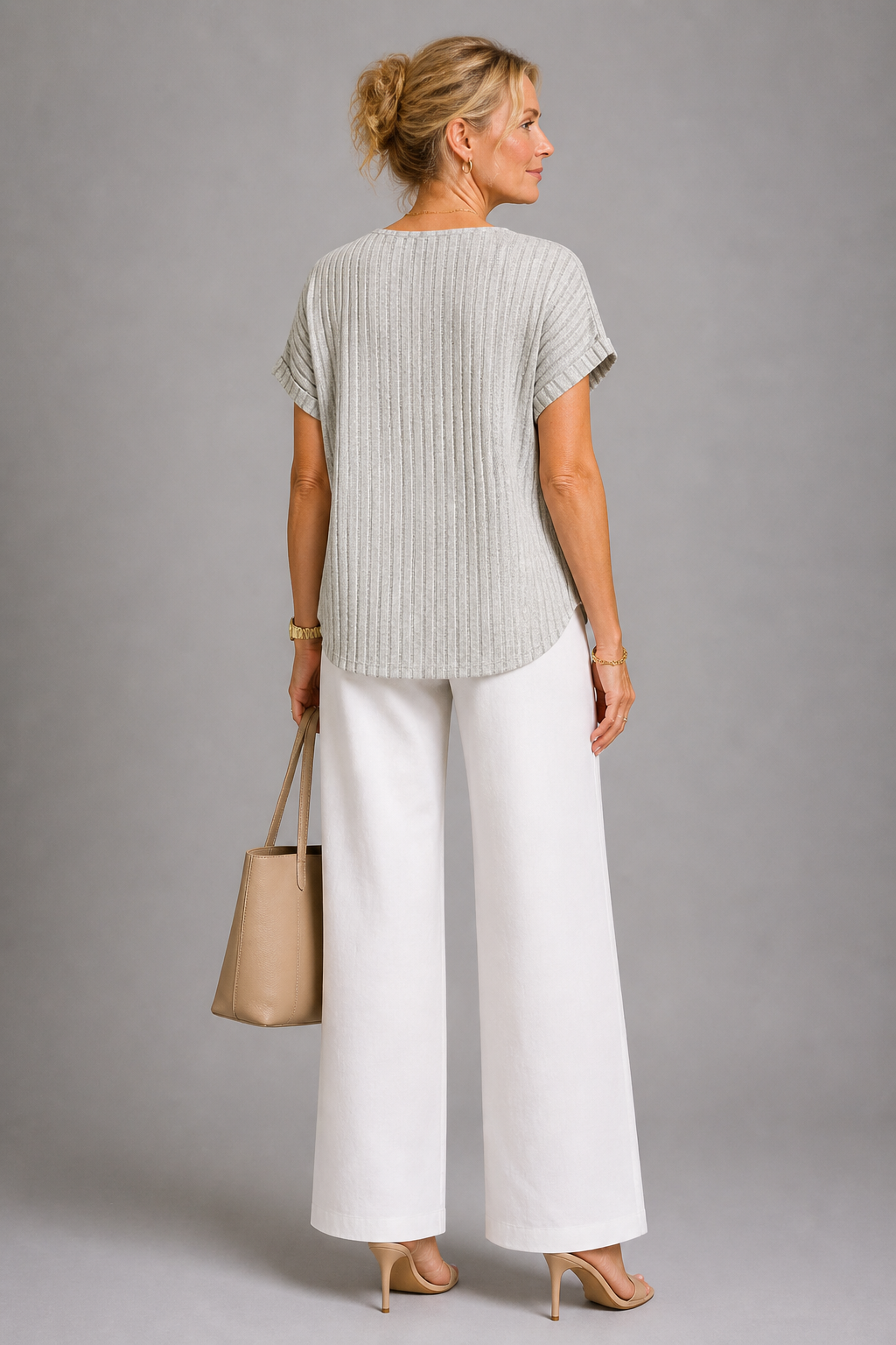 Hannelore | Stricktop mit Knopfleiste