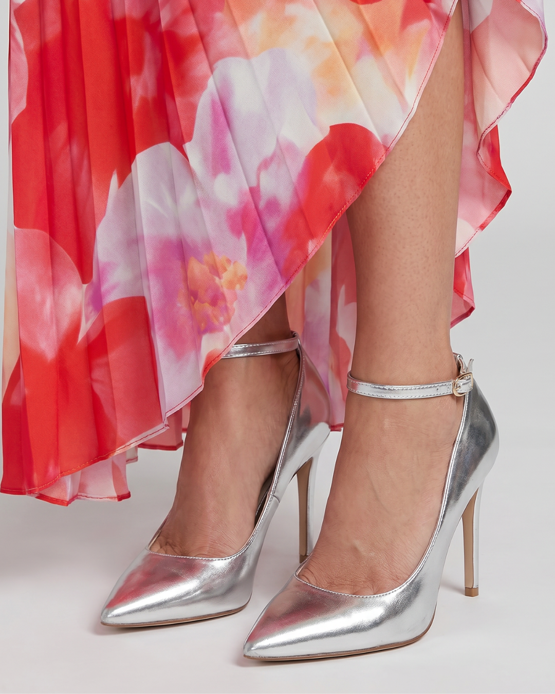 Silke | Metallic-Pumps in Silber