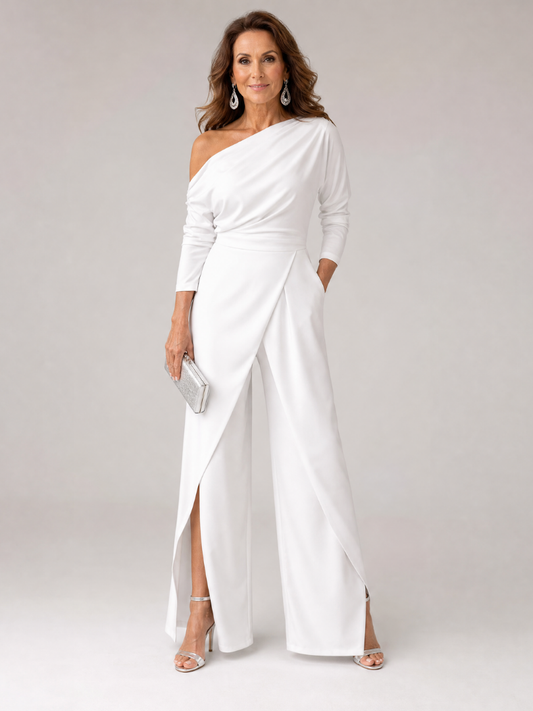 Margret | Jumpsuit mit One-Shoulder-Ausschnitt