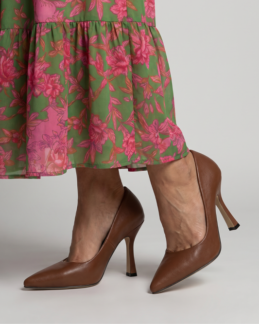 Johanna | Pumps in Cognacbraun
