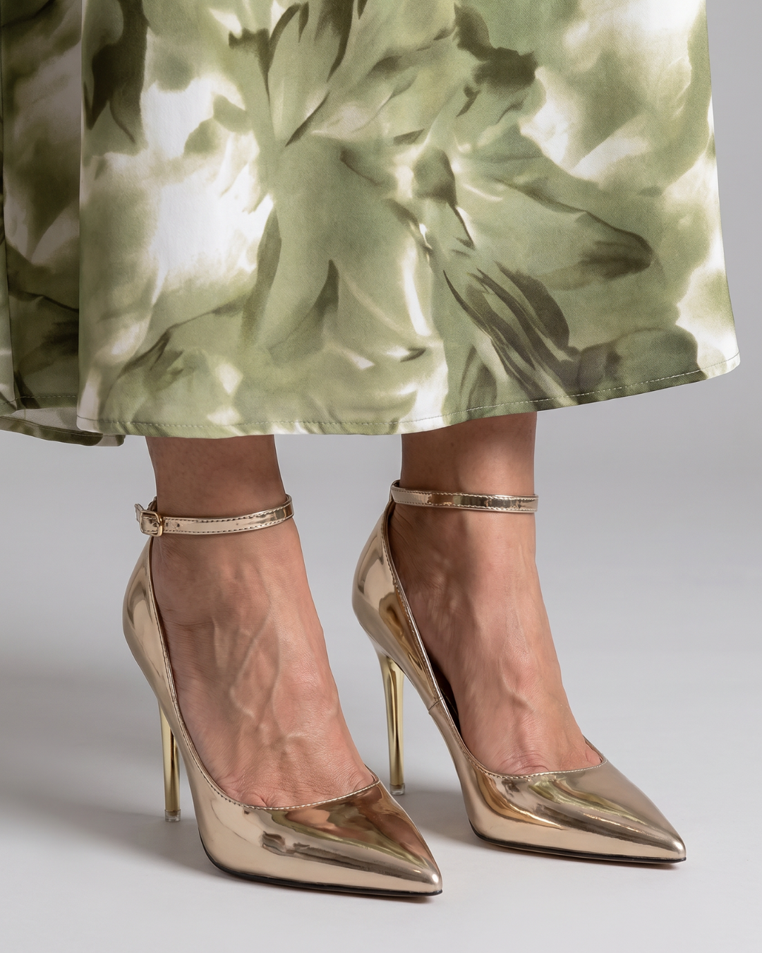 Marlene | Metallic-Pumps in Gold
