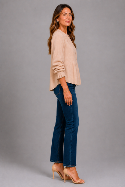 Selma | Bluse mit Biesen