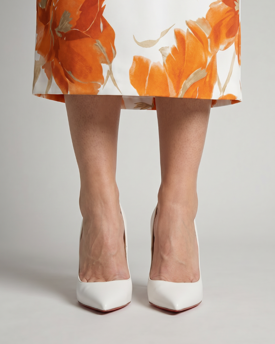 Luise | Lack-Pumps in Weiß