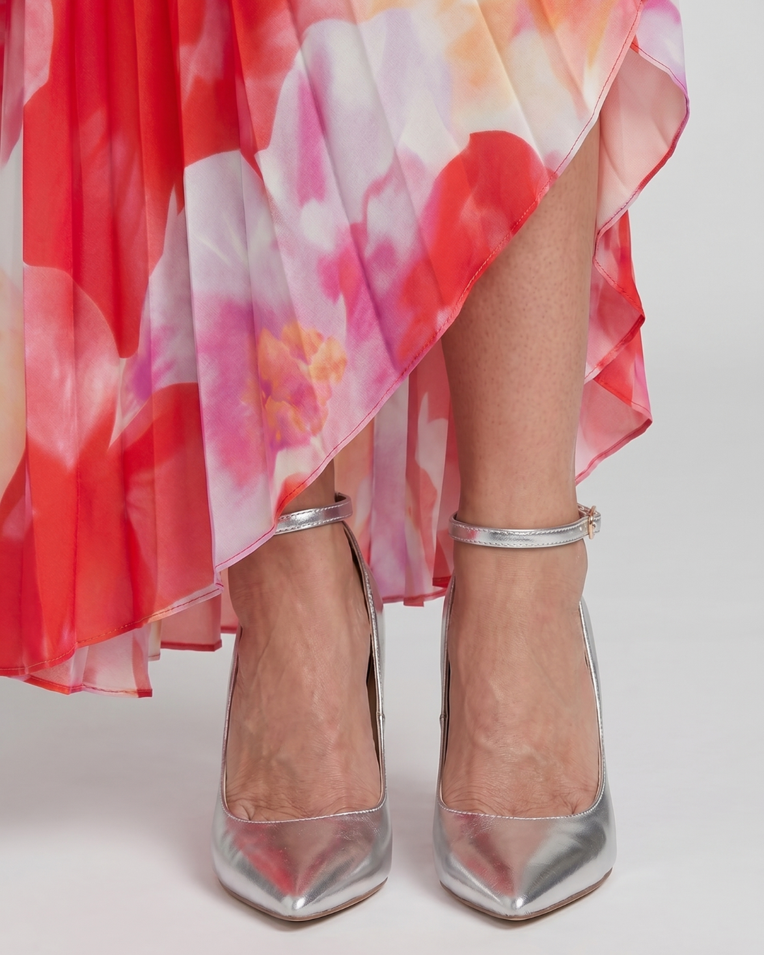 Silke | Metallic-Pumps in Silber