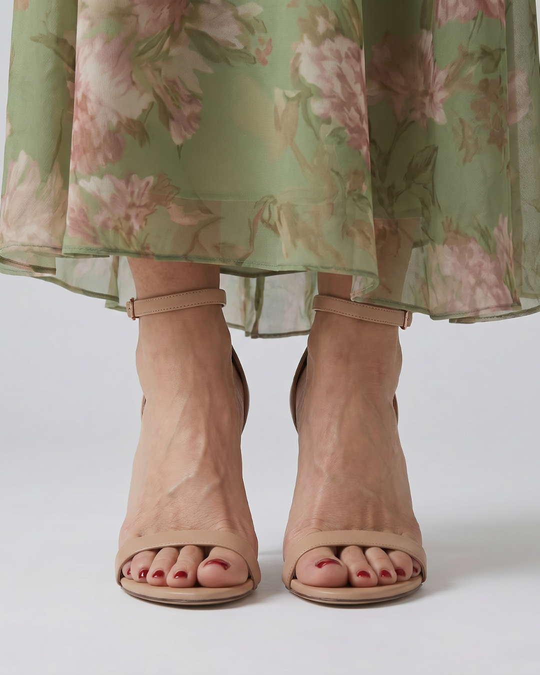 Helena | Riemchensandalette in Beige