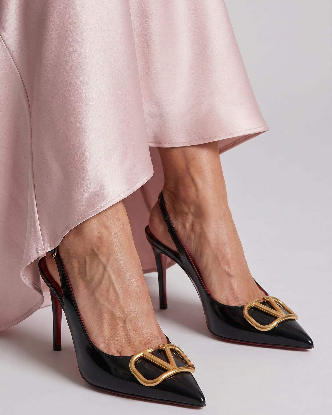 Charlotte | Slingback-Pumps in Schwarz