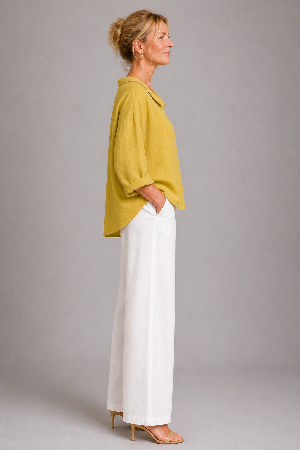 Theresa | Bluse in Senfgelb