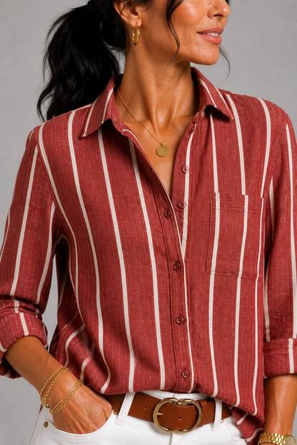 Rita | Bluse mit Streifen