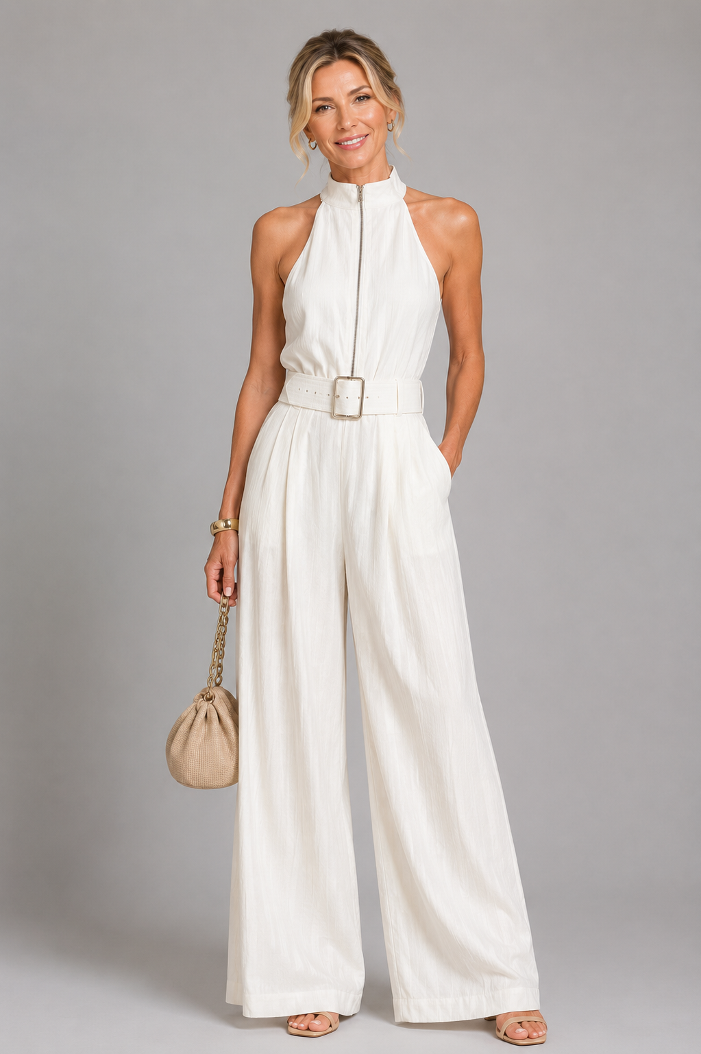 Sigrun | Jumpsuit mit Reißverschluss