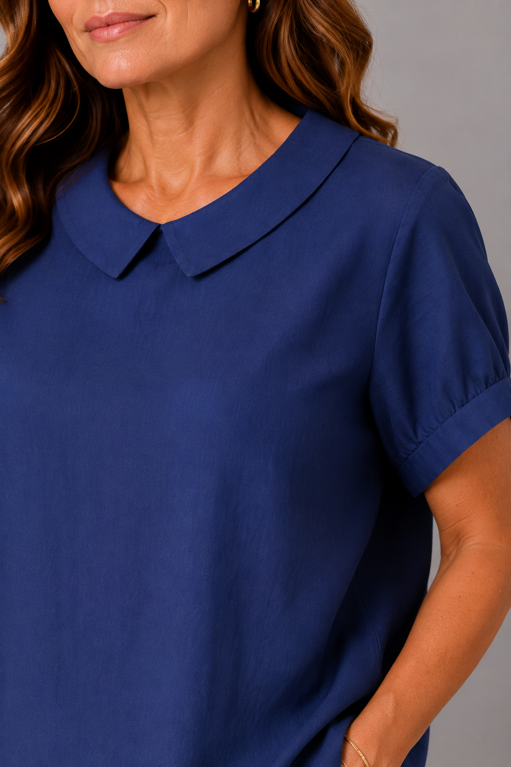 Ruth | Bluse mit Bubikragen