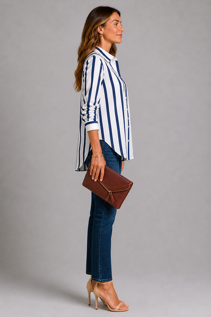 Josepha | Bluse mit Blockstreifen