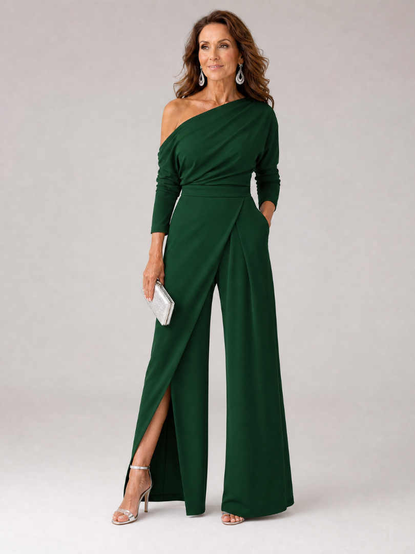 Margret | Jumpsuit mit One-Shoulder-Ausschnitt