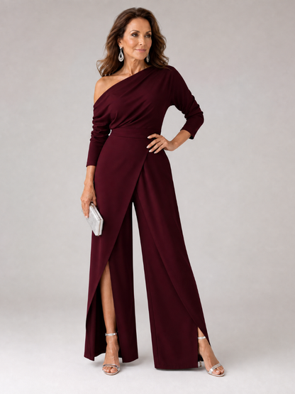 Margret | Jumpsuit mit One-Shoulder-Ausschnitt