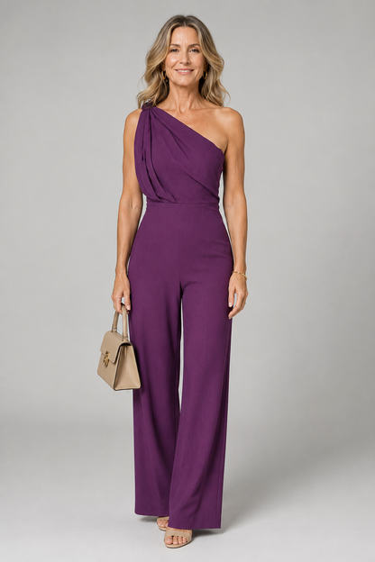 Viola | Jumpsuit mit asymmetrischer Schulter