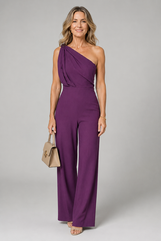 Viola | Jumpsuit mit asymmetrischer Schulter