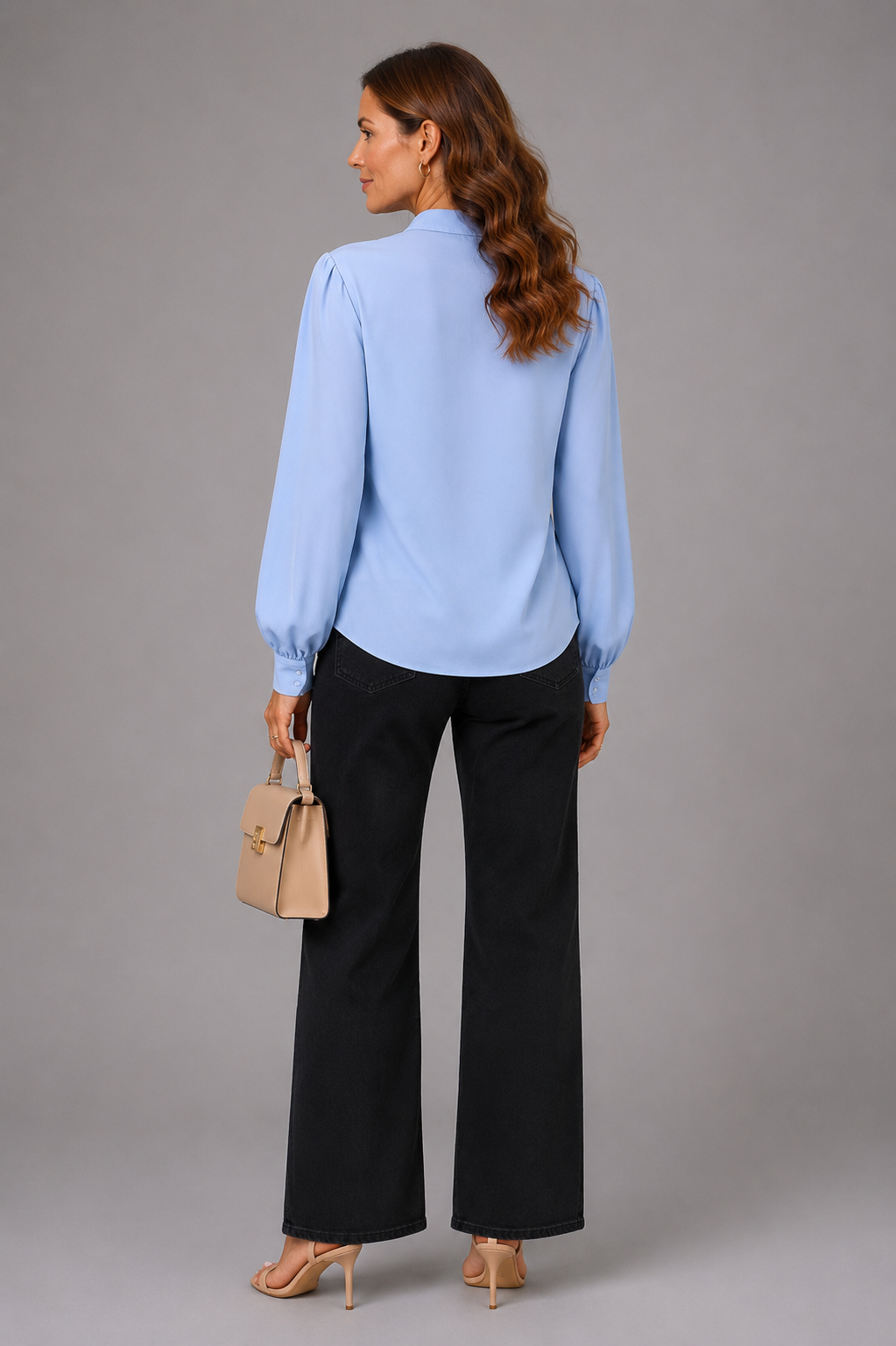 Konstanze | Bluse in Hellblau