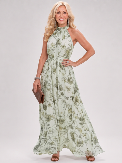 Hermine-Sophie | Midikleid mit Streublüten auf Creme