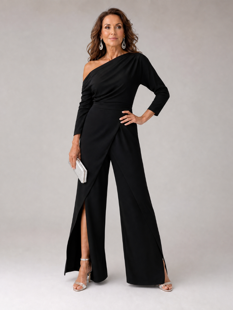 Margret | Jumpsuit mit One-Shoulder-Ausschnitt