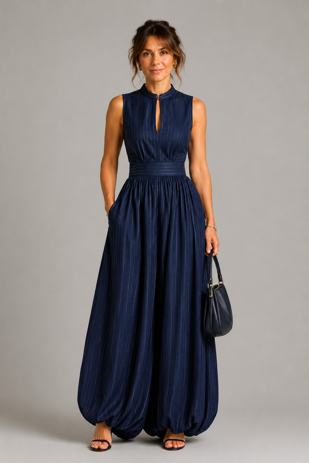 Ilse | Jumpsuit mit Stehkragen