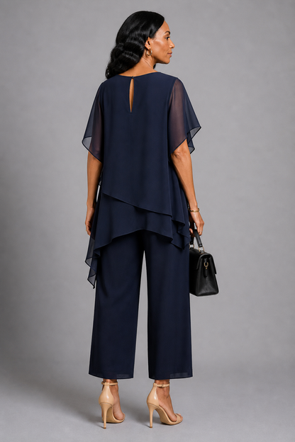 Gerda | Zweiteiler mit Chiffonlage