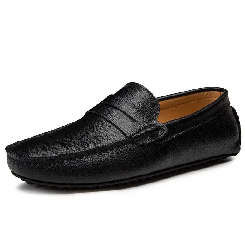 Hubert | Lässige Sommer-Loafer in Lederoptik