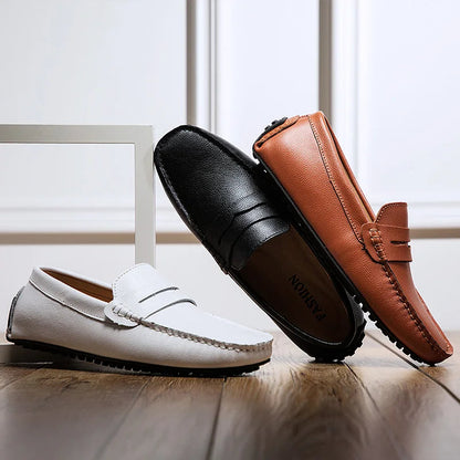 Hubert | Lässige Sommer-Loafer in Lederoptik