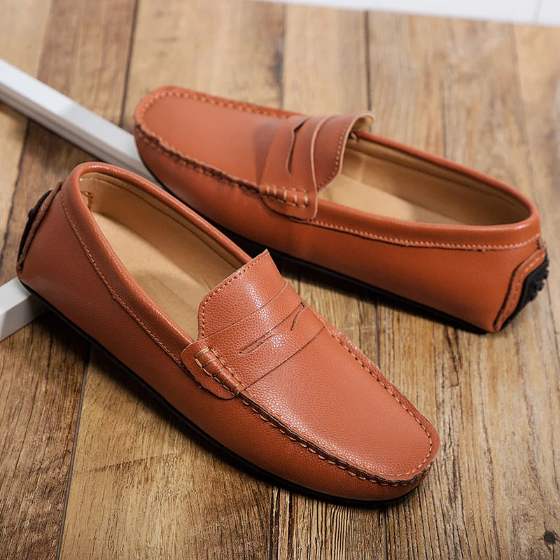 Hubert | Lässige Sommer-Loafer in Lederoptik