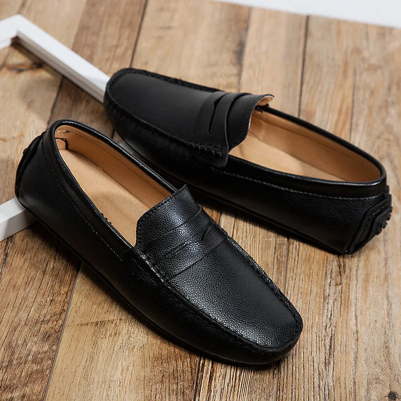 Hubert | Lässige Sommer-Loafer in Lederoptik