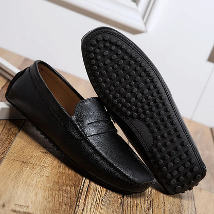 Hubert | Lässige Sommer-Loafer in Lederoptik