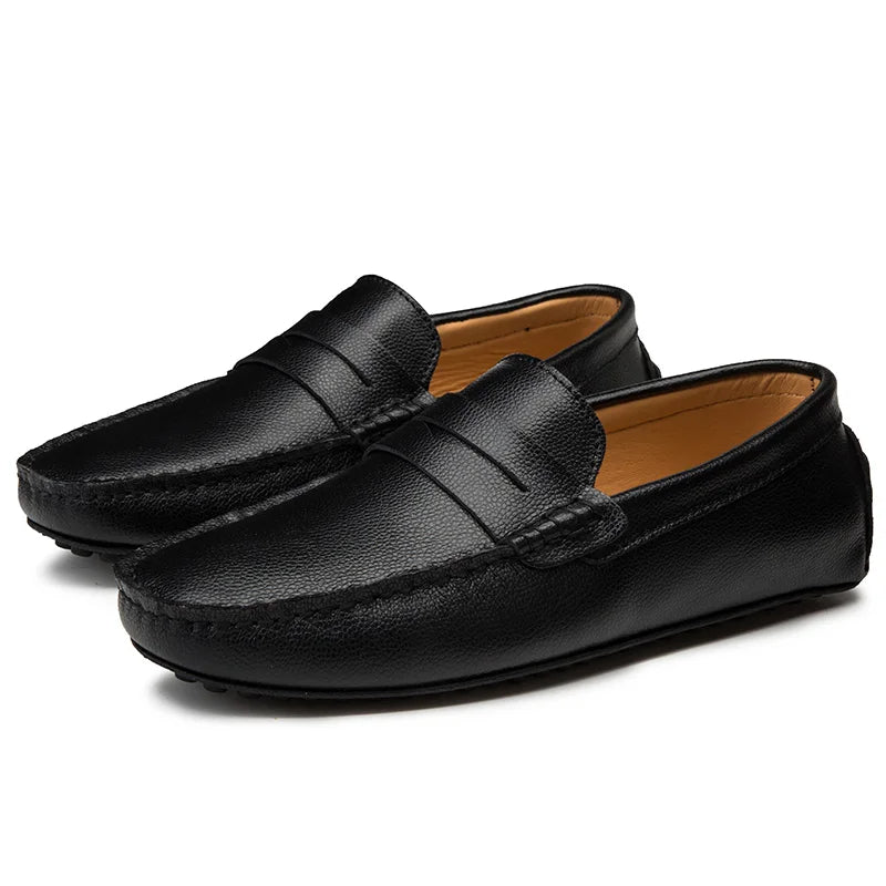 Hubert | Lässige Sommer-Loafer in Lederoptik
