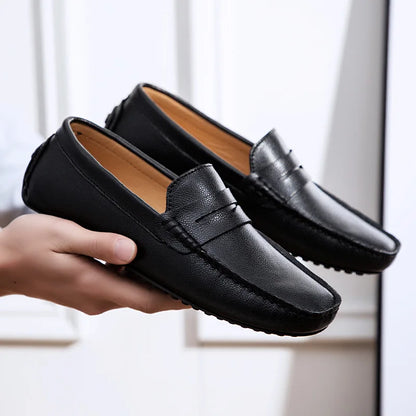 Hubert | Lässige Sommer-Loafer in Lederoptik