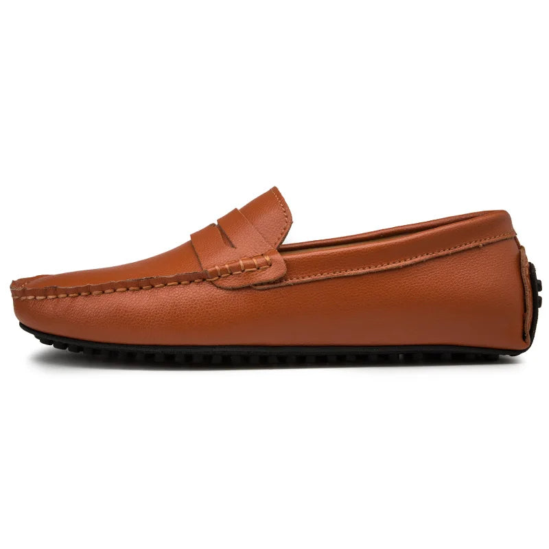 Hubert | Lässige Sommer-Loafer in Lederoptik