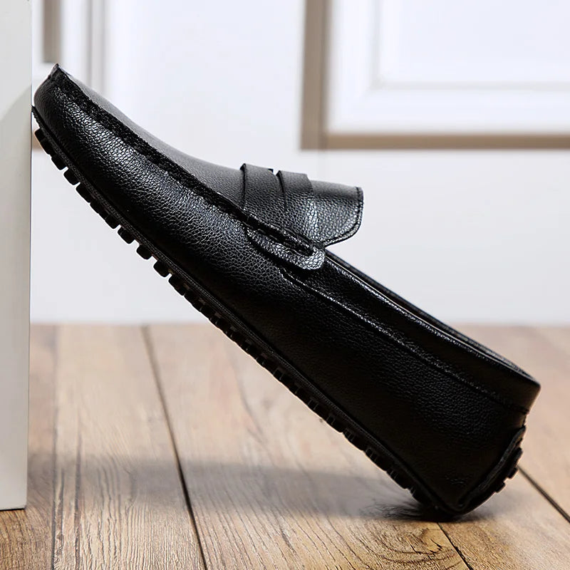Hubert | Lässige Sommer-Loafer in Lederoptik