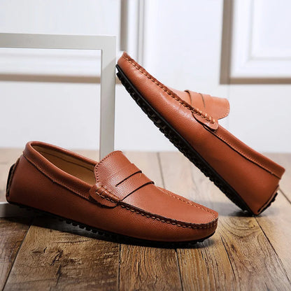 Hubert | Lässige Sommer-Loafer in Lederoptik