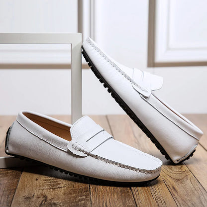 Hubert | Lässige Sommer-Loafer in Lederoptik