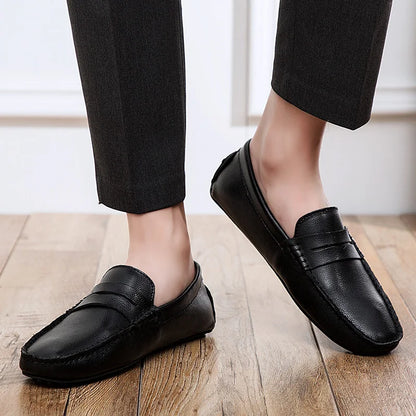 Hubert | Lässige Sommer-Loafer in Lederoptik