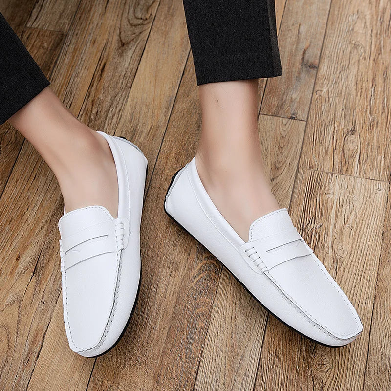Hubert | Lässige Sommer-Loafer in Lederoptik