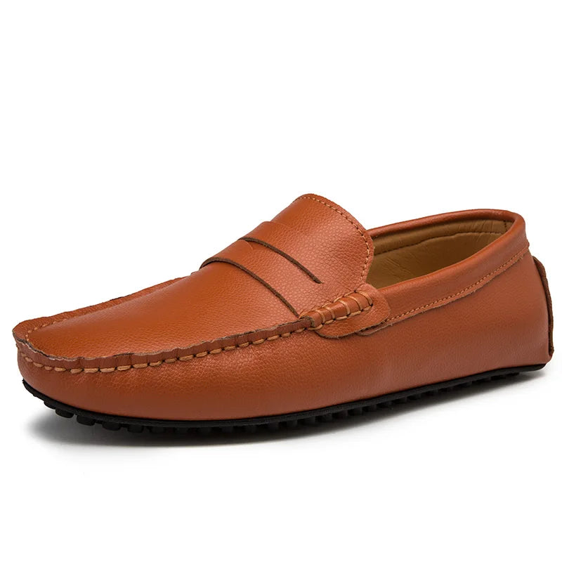Hubert | Lässige Sommer-Loafer in Lederoptik