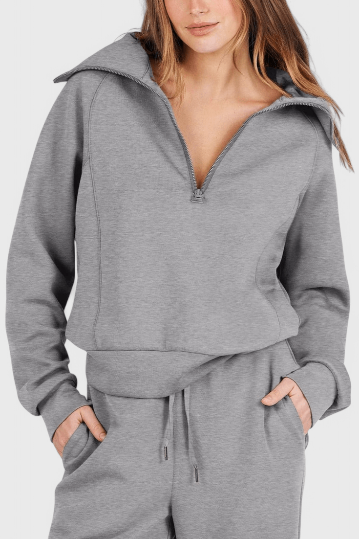 Agnes | Lockerer Pullover & weite Hose Set