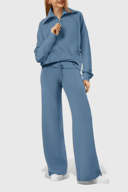 Agnes | Lockerer Pullover & weite Hose Set