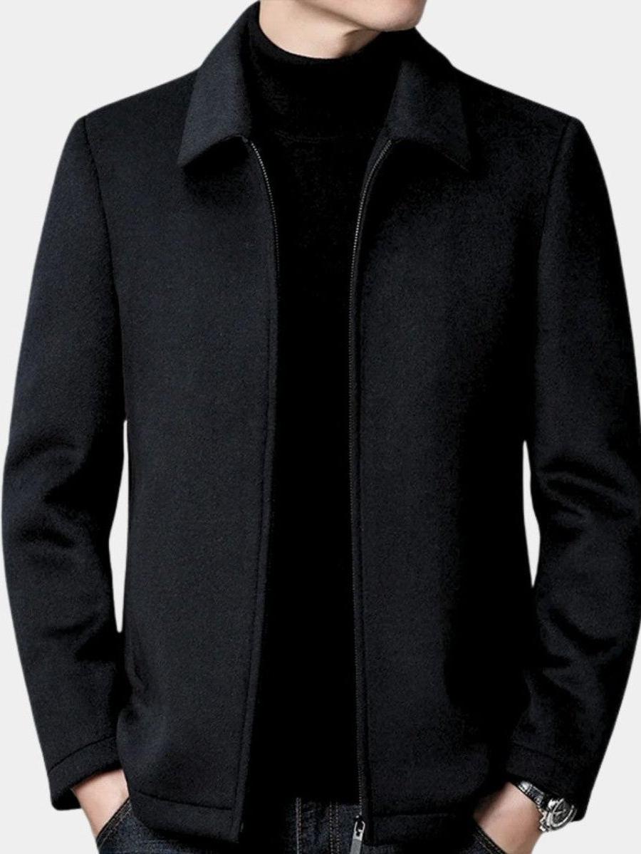 Alexander | Graue Freizeitjacke mit Reißverschluss