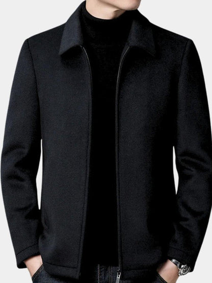 Alexander | Graue Freizeitjacke mit Reißverschluss