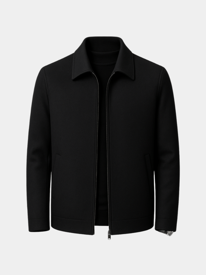 Alexander | Graue Freizeitjacke mit Reißverschluss