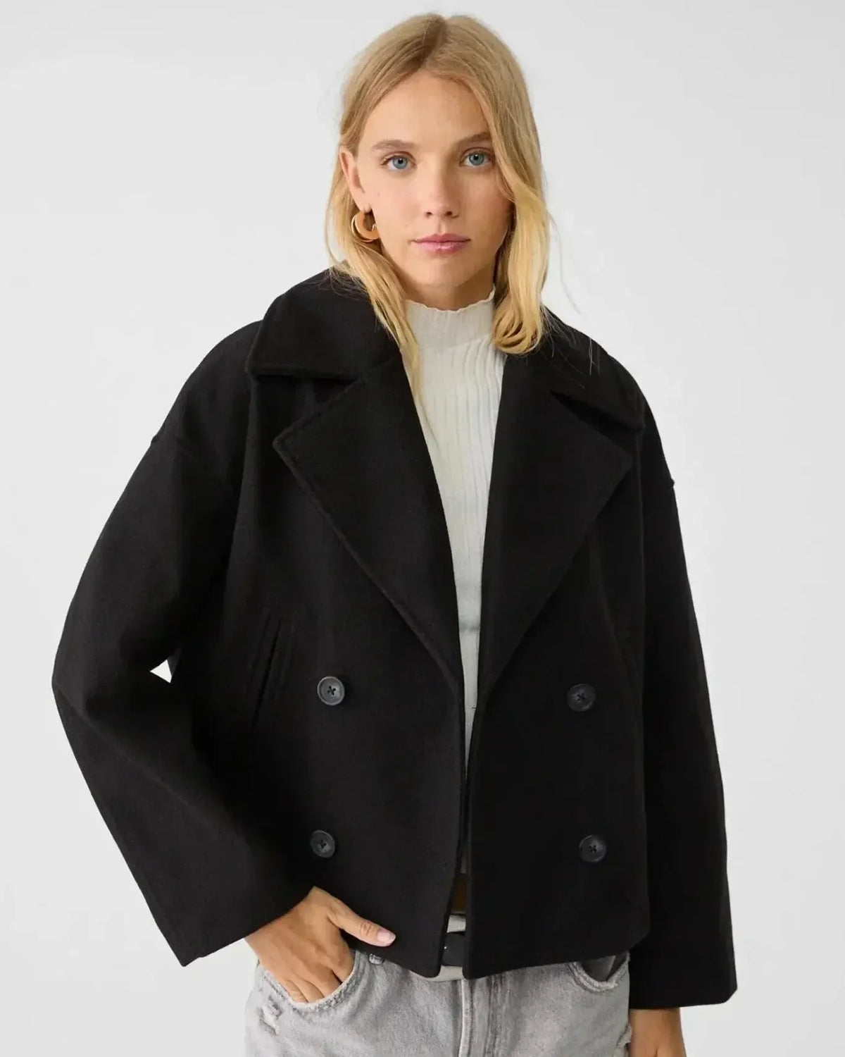 Roberta | Kurze zweireihige Jacke