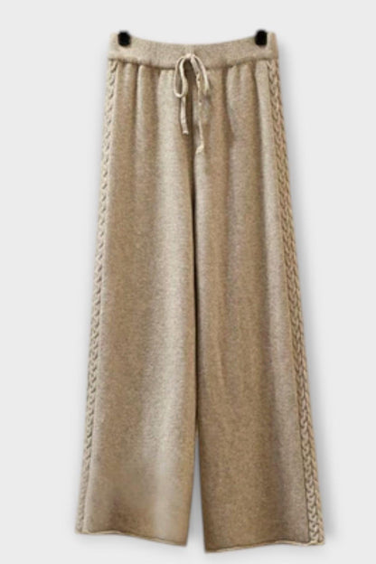 Roberta | Zopfmusterpullover & weite Strickhose Set