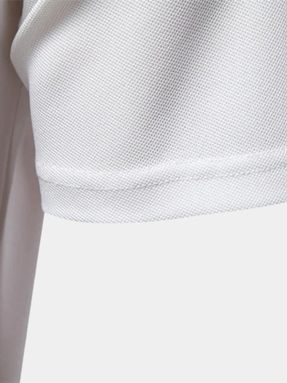 Arnold | Weißes Poloshirt mit Brusttasche