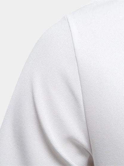 Arnold | Weißes Poloshirt mit Brusttasche